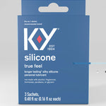K-y Silicone True Feel Lube Pack Of 3 Satchet K-y