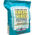 Rock Candy Fresh Vibes Toy Cleaning Towelettes Travel Pack - Pack of 20 Rock Candy Toys LLC