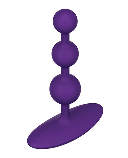 Romp Amp Flexible Anal Beads - Violet Wow Tech