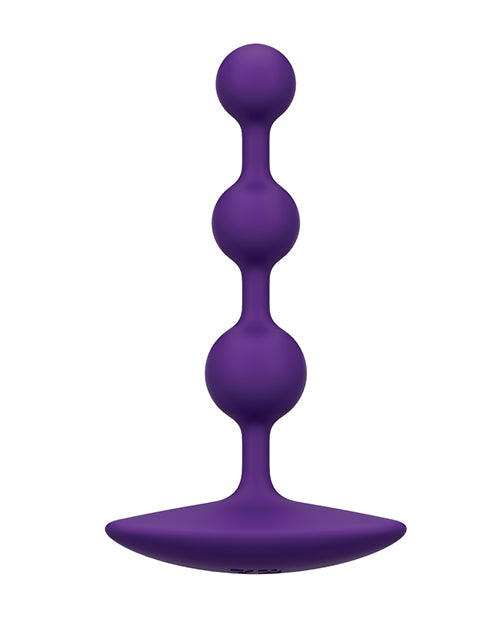Romp Amp Flexible Anal Beads - Violet Wow Tech