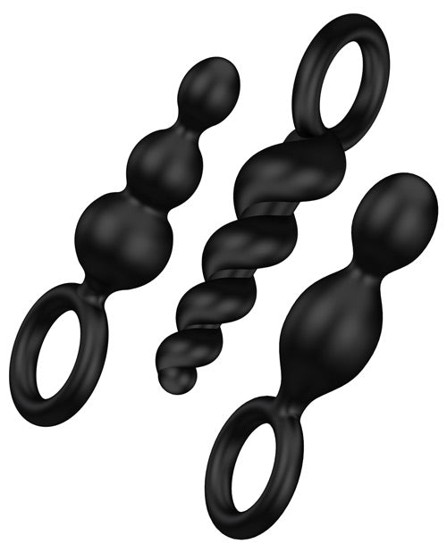 Satisfyer Plug Set Of 3 - Black Eis INCsatisfyer