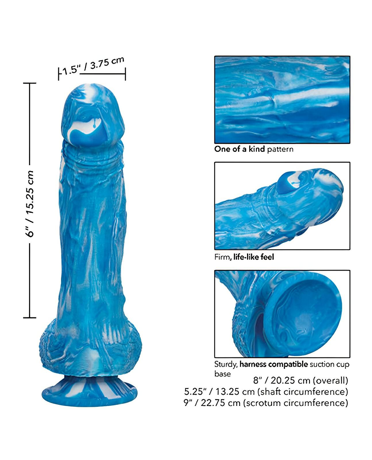 Twisted Love Twisted Silicone Dong California Exotic Novelties