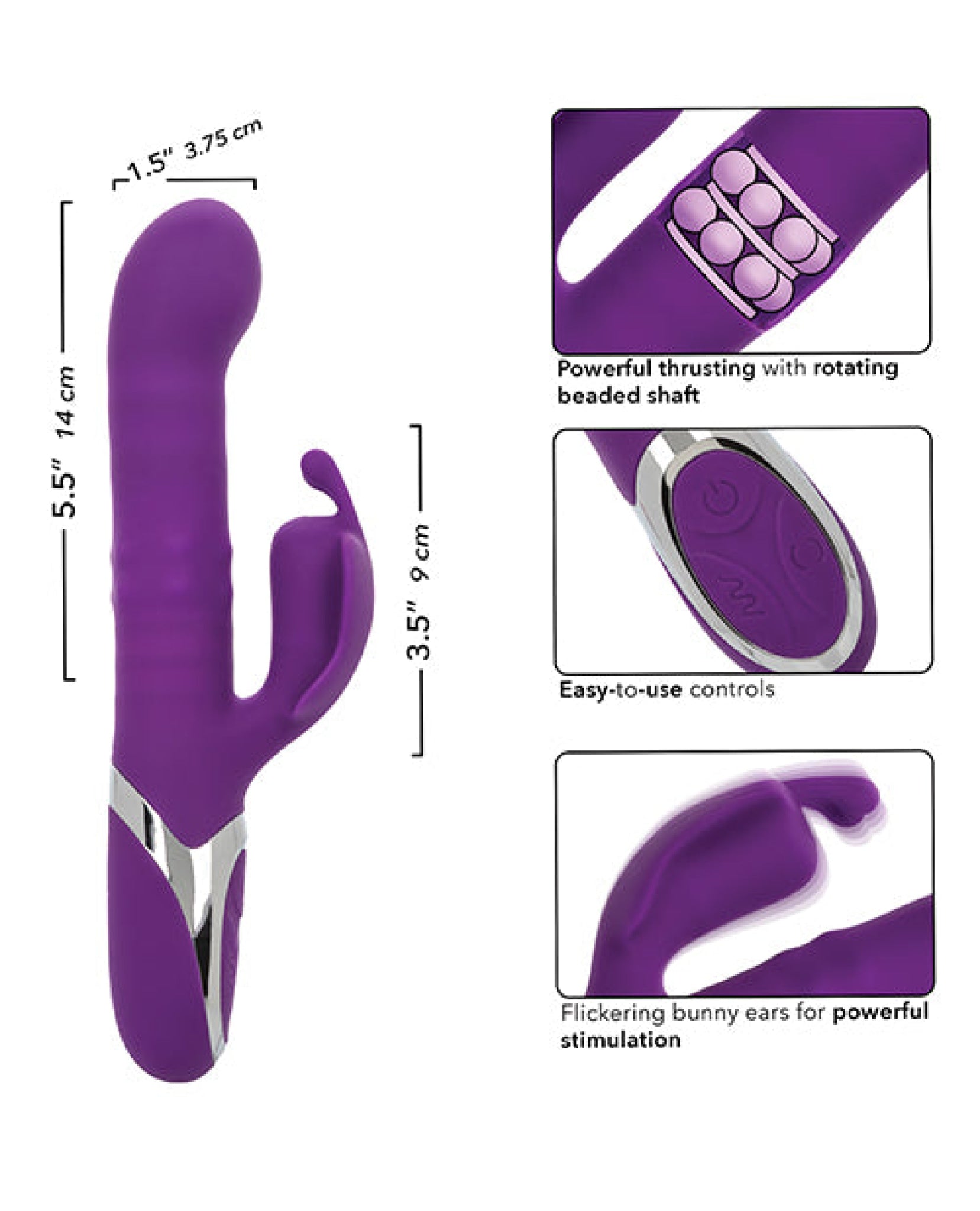 Enchanted Flutter Vibrator - Purple California Exotic Novelties