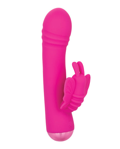 Thicc Chubby Rotating Butterfly - Pink California Exotic Novelties