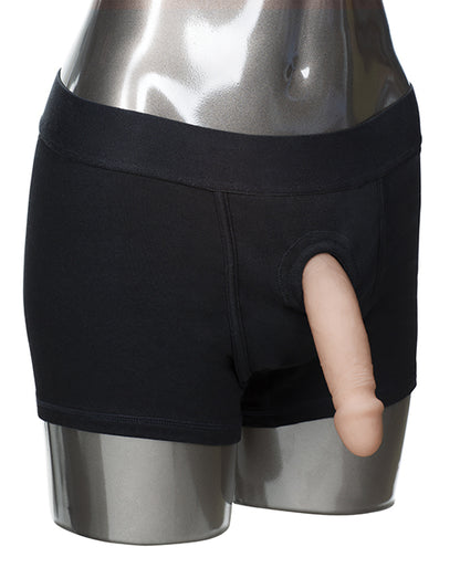 Packer Gear Boxer Harness - Black California Exotic Novelties