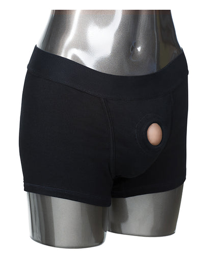 Packer Gear Boxer Harness - Black California Exotic Novelties