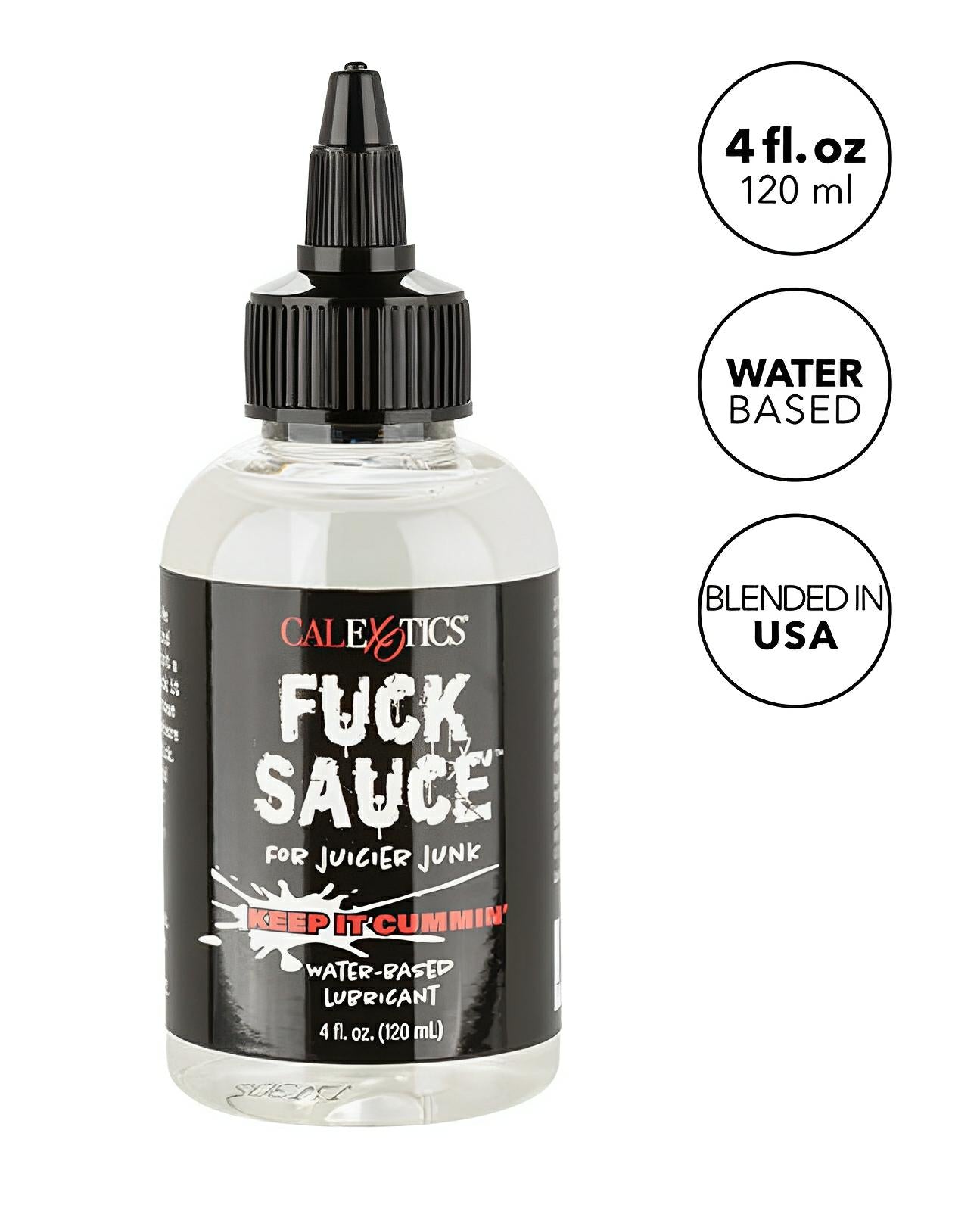 Fuck Sauce Water Based Lubricant - 4 Oz California Exotic Novelties