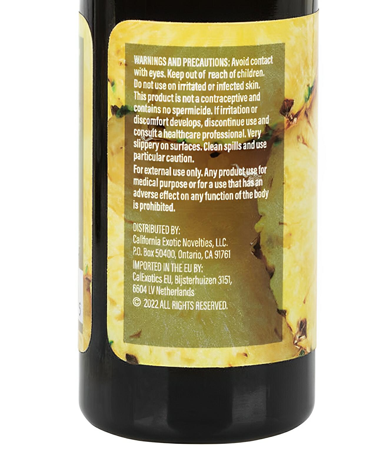 Fuck Sauce Water Based Personal Lubricant - 2 Oz Pineapple California Exotic Novelties