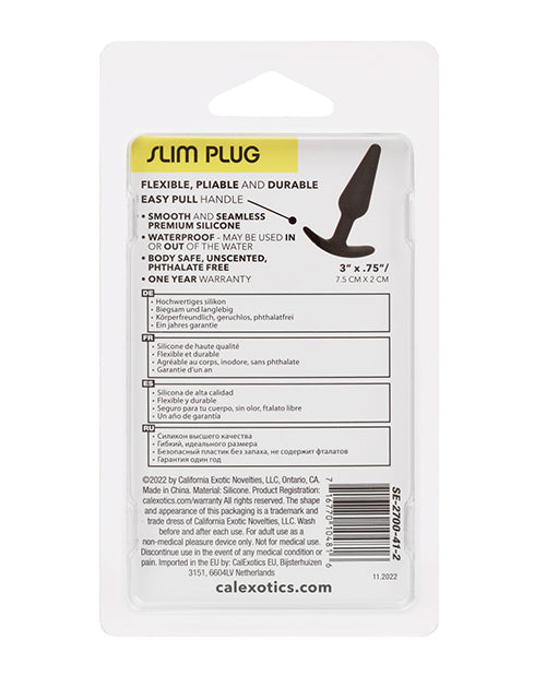 Boundless Slim Plug California Exotic Novelties