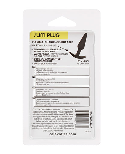 Boundless Slim Plug California Exotic Novelties