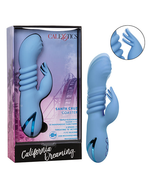 California Dreaming Santa Cruz Coaster - Blue California Exotic Novelties vibrators