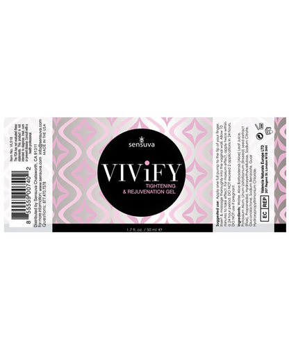 Sensuva Vivify Tightening Gel - 1.7 oz Sensuva Valencia Naturals