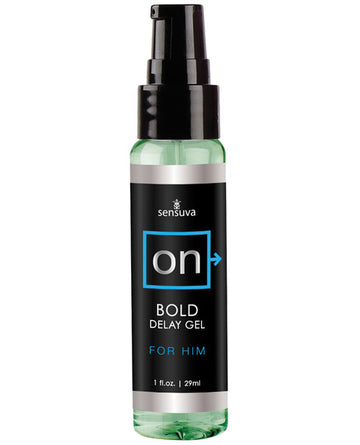 ON for Him Bold Delay Gel - 1 oz Sensuva Valencia Naturals