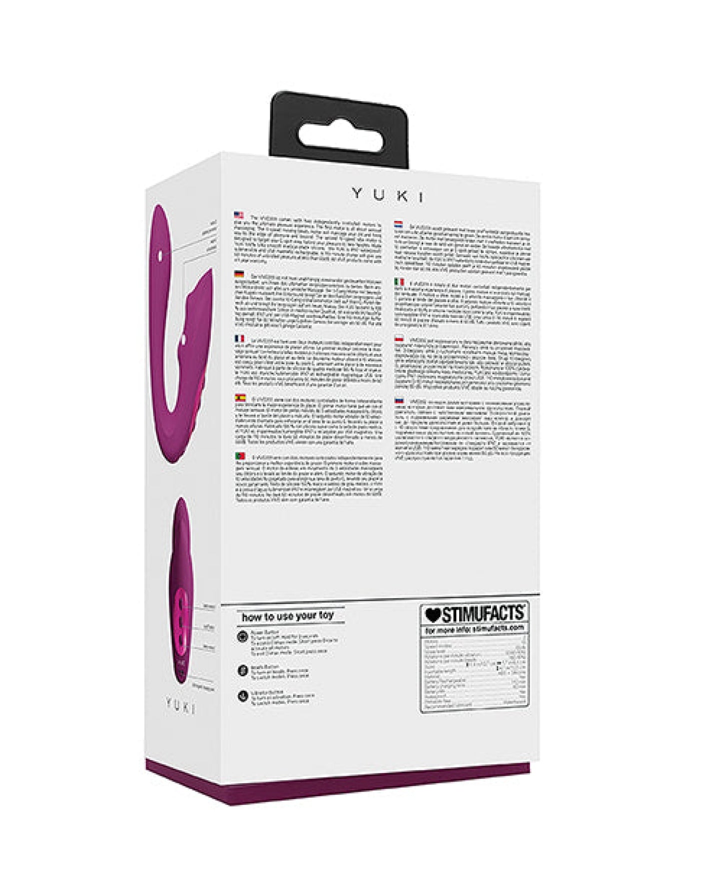 Shots Yuki Dual Action G-spot Vibrator W/massaging Beads Shots