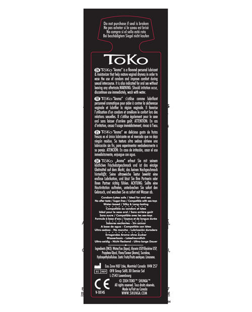 Shunga Toko Aroma Lubricant - 8.5 Oz Shunga