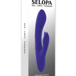 Selopa Poseable Bunny Rabbit Vibrator - Purple Evolved Novelties INC