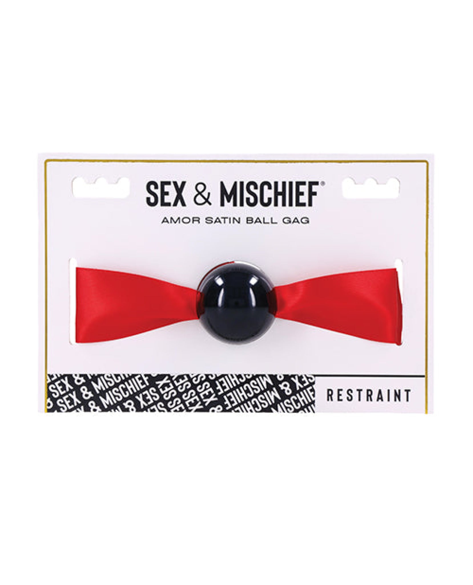Sex & Mischief Amor Satin Ball Gag Sex & Mischief