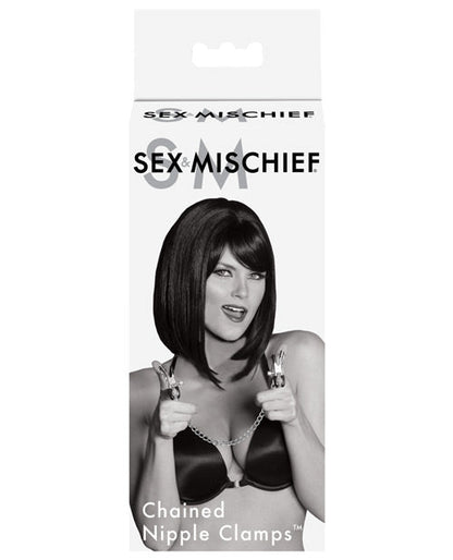 Sex & Mischief Chained Nipple Clamps Sportsheets International