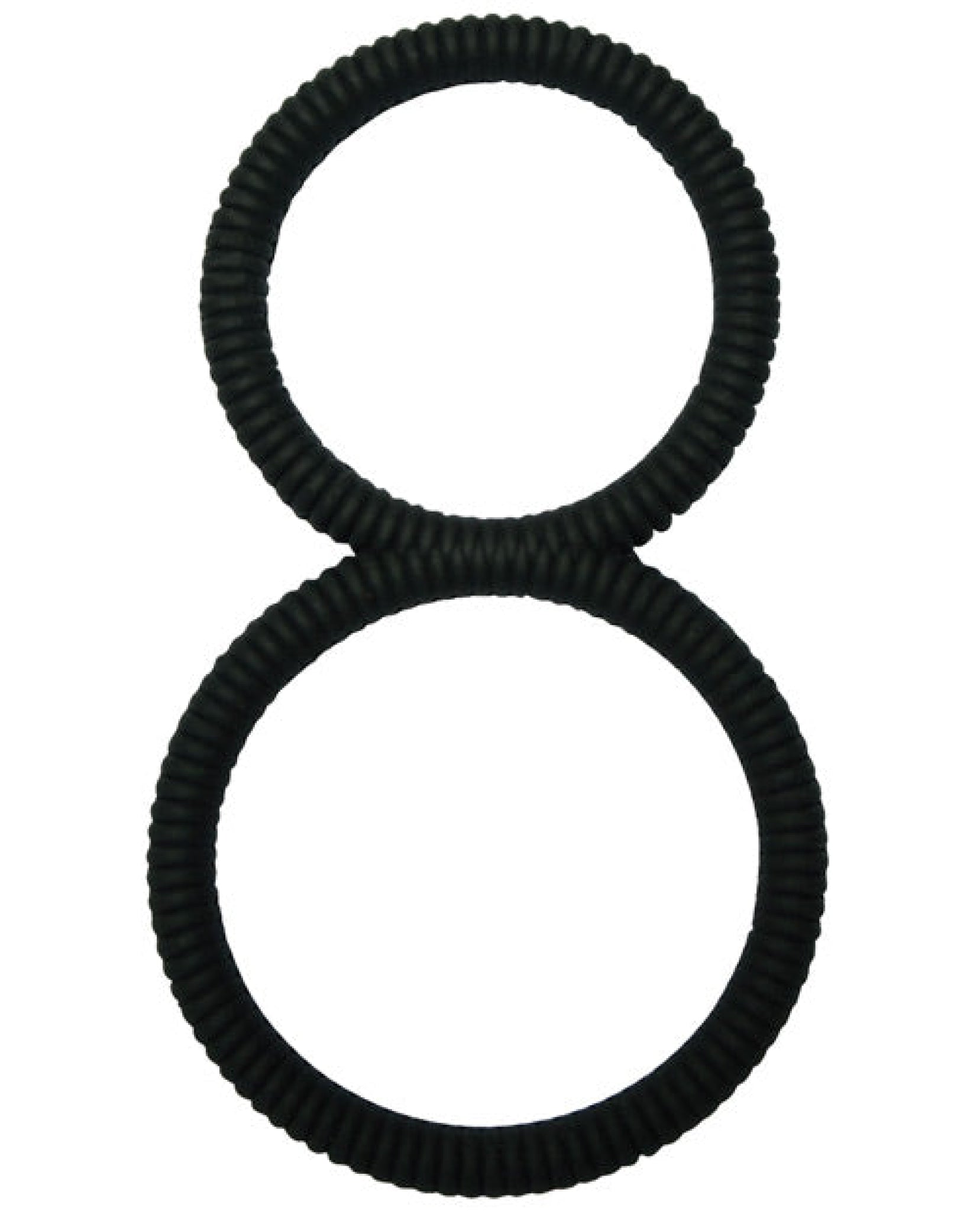 Malesation Figure 8 Cock Ring - Black Malesation