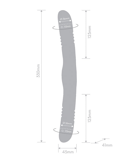 Together Double Delight Double-Ended Vibrating & Thrusting Vibrator - Purple Electric Eel INC