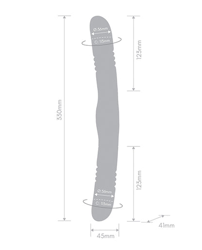 Together Double Delight Double-Ended Vibrating & Thrusting Vibrator - Purple Electric Eel INC