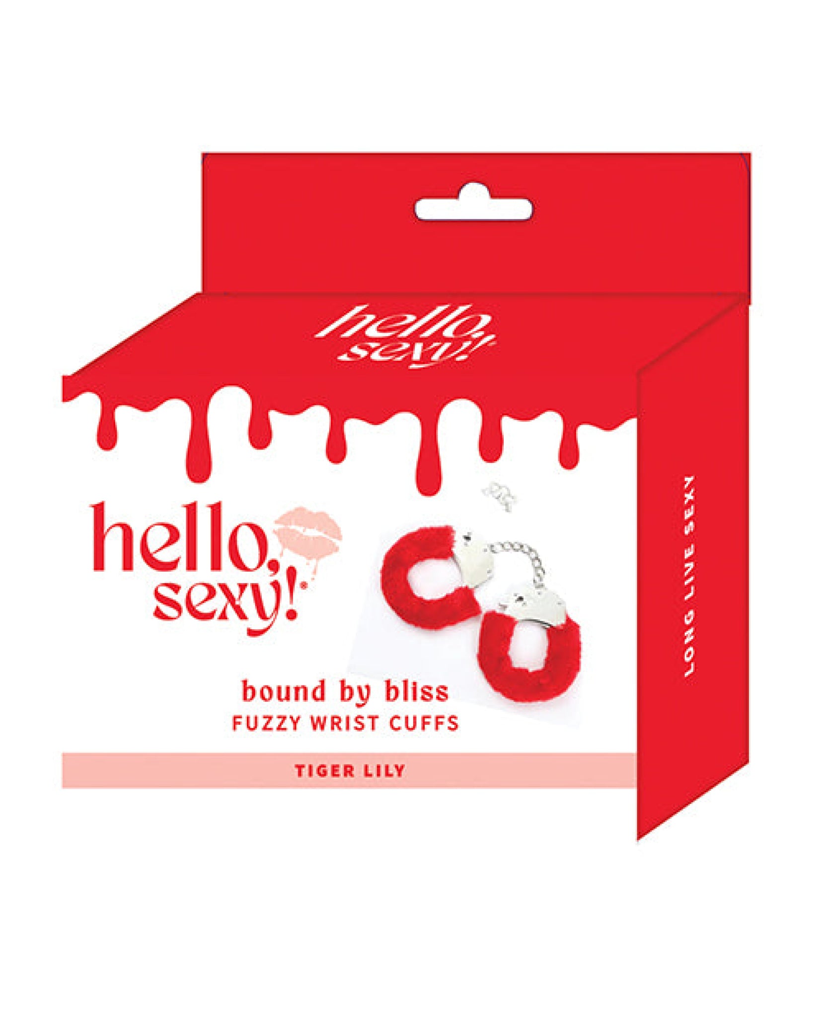 Hello Sexy! Bound By Bliss Fuzzy Wrist Cuffs Thank Me Now INC