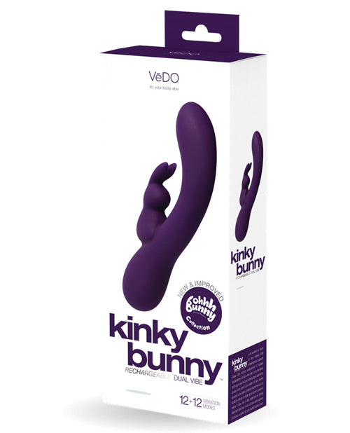 Vedo Kinky Bunny Plus Rechargeable Dual Vibe Savvy Co.