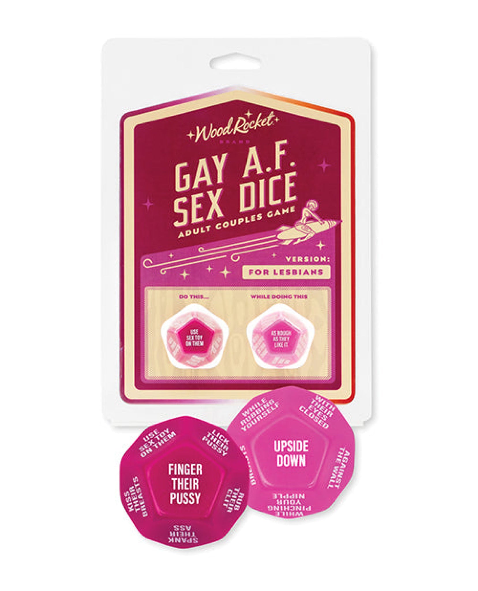Wood Rocket Gay AF Lesbian Couples Sex Game - Fuchsia Wood Rocket LLC