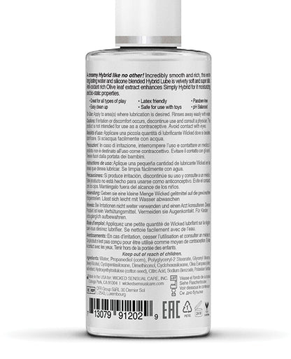 Wicked Sensual Care Simply Hybrid Lubricant Wicked Sensual Care