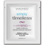 Wicked Sensual Care Simply Timeless Hybrid Water & Silicone Lubricant - oz Wicked Sensual Care