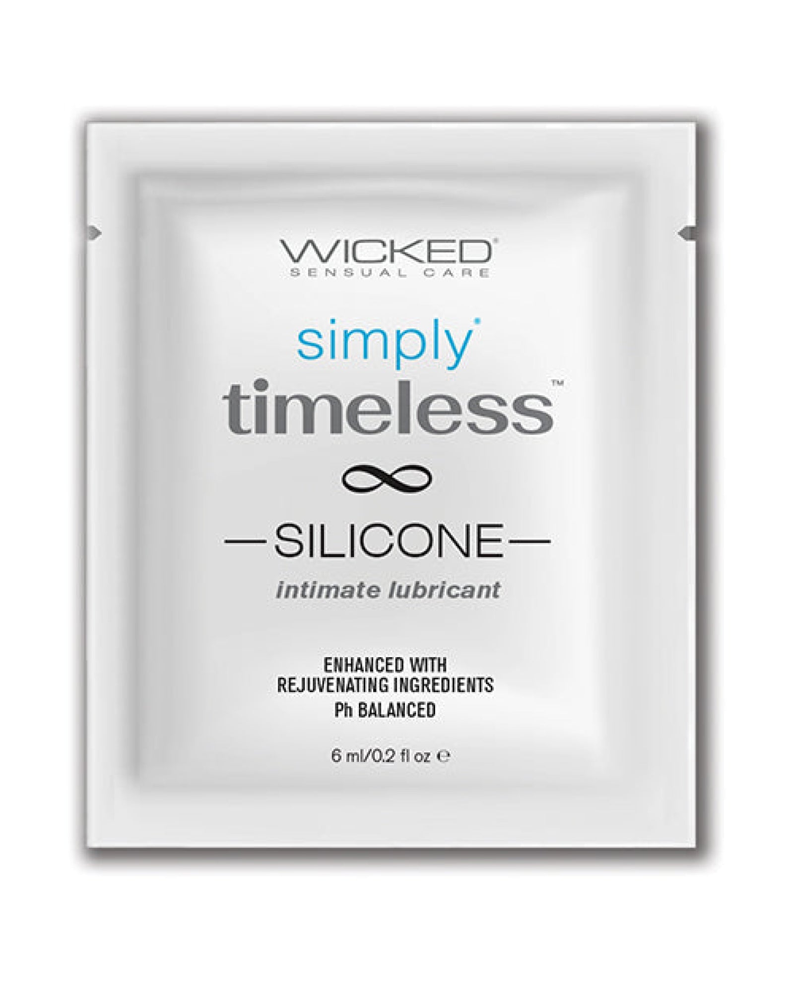 Wicked Sensual Care Simply Timeless Silicone Lubricant - oz Wicked Sensual Care