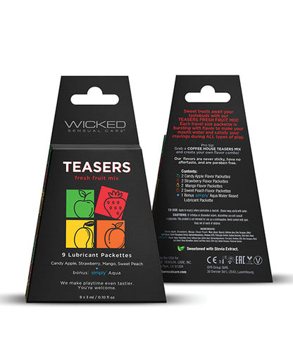 Wicked Sensual Care Teasers Fresh Fruit Mix Wicked Sensual Care