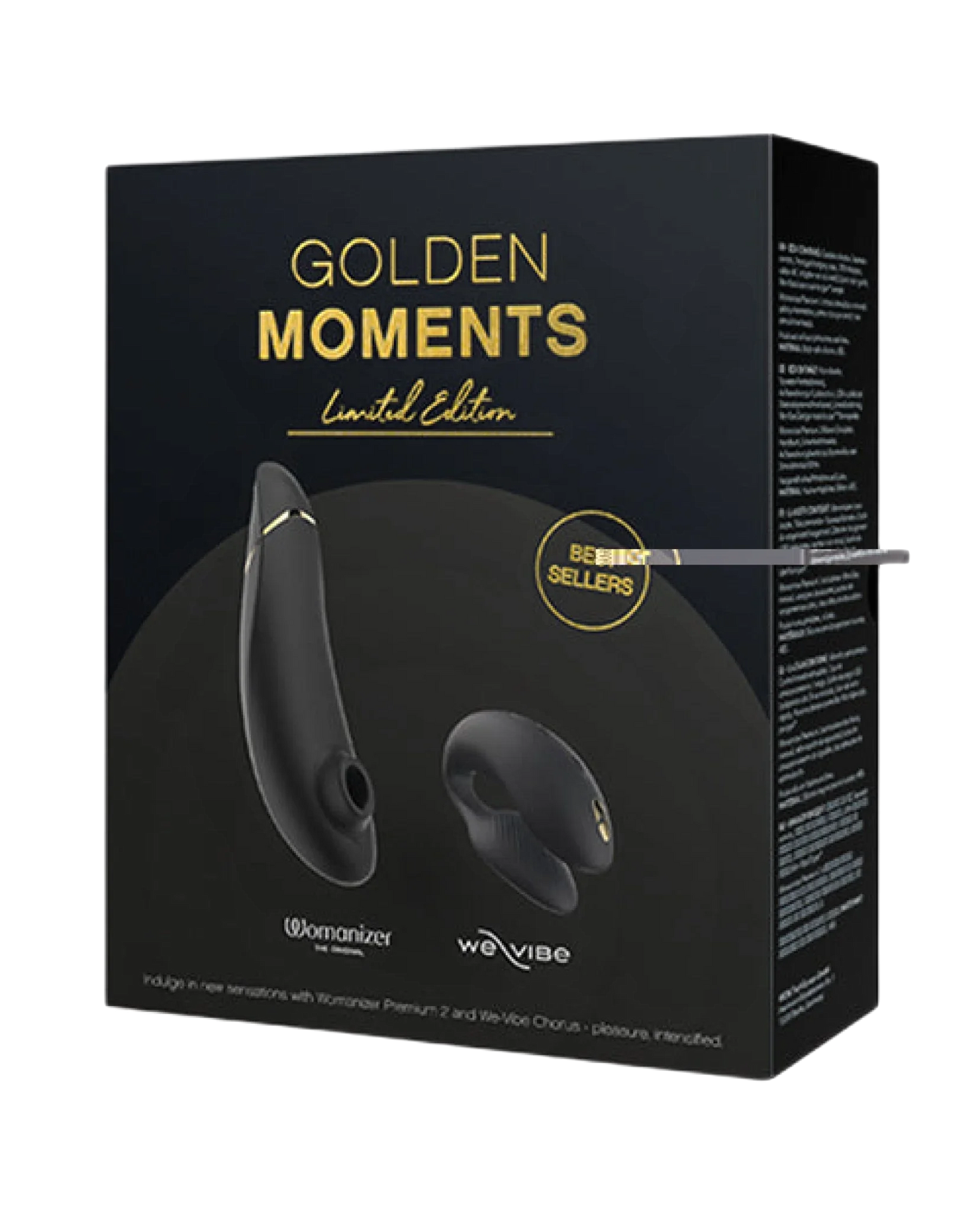 We-vibe Chorus / Womanizer Premium 2 Golden Moments Collection 2023 - Black/gold We-Vibe®