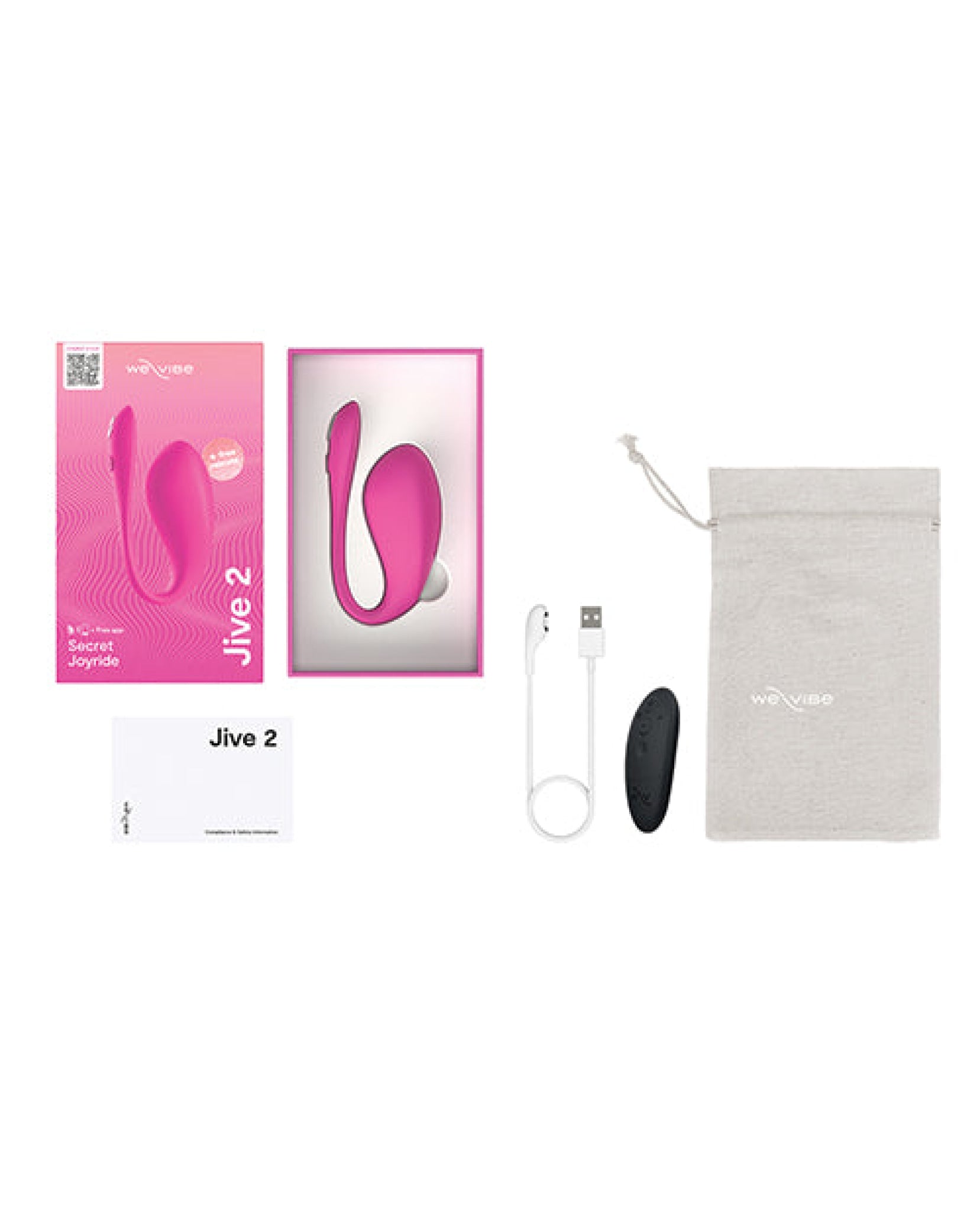 We-Vibe Jive 2 - Electric Pink Wow Tech