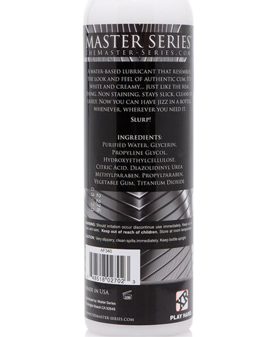 Master Series Jizz Unscented Lube - 8 Oz Master Series