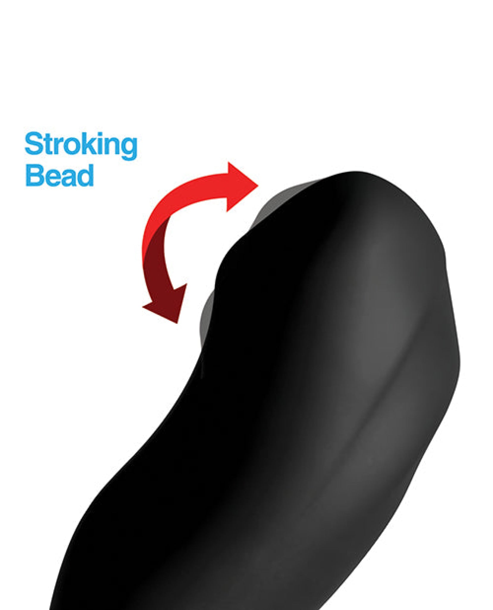 7X Bendable Prostate Stimulator with Stroking Bead Xr LLC