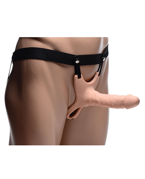 Size Matters SM Hollow Silicone Dildo Strap On - Flesh Xr LLC