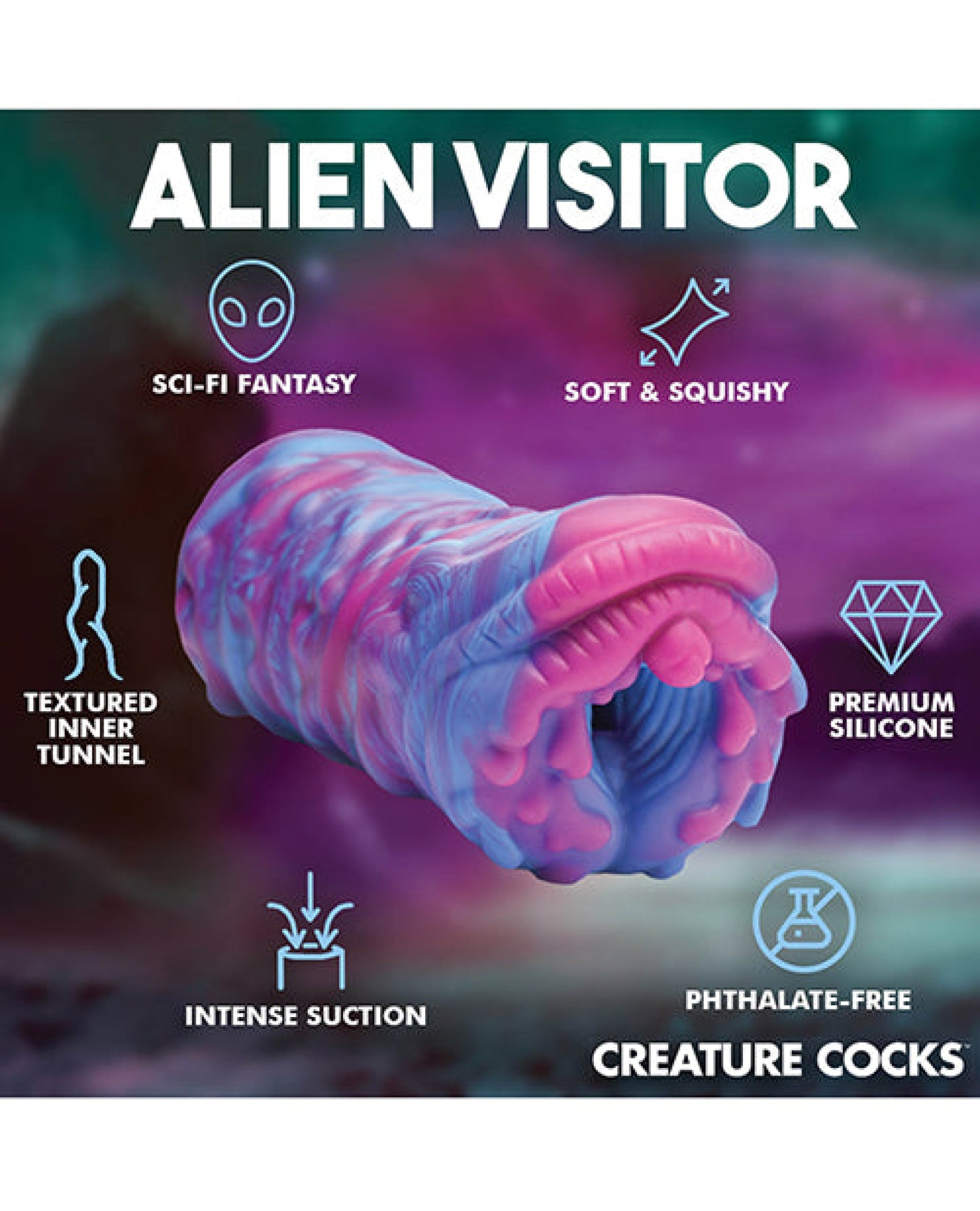 Creature Cocks Cyclone Alien Silicone Vagina Stroker Creature Cocks
