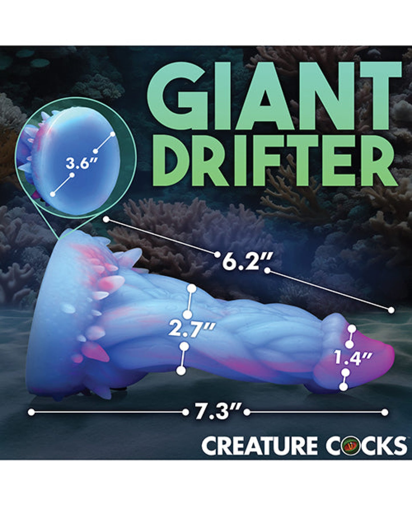 Creature Cocks Nomura Jellyfish Silicone Dildo Creature Cocks