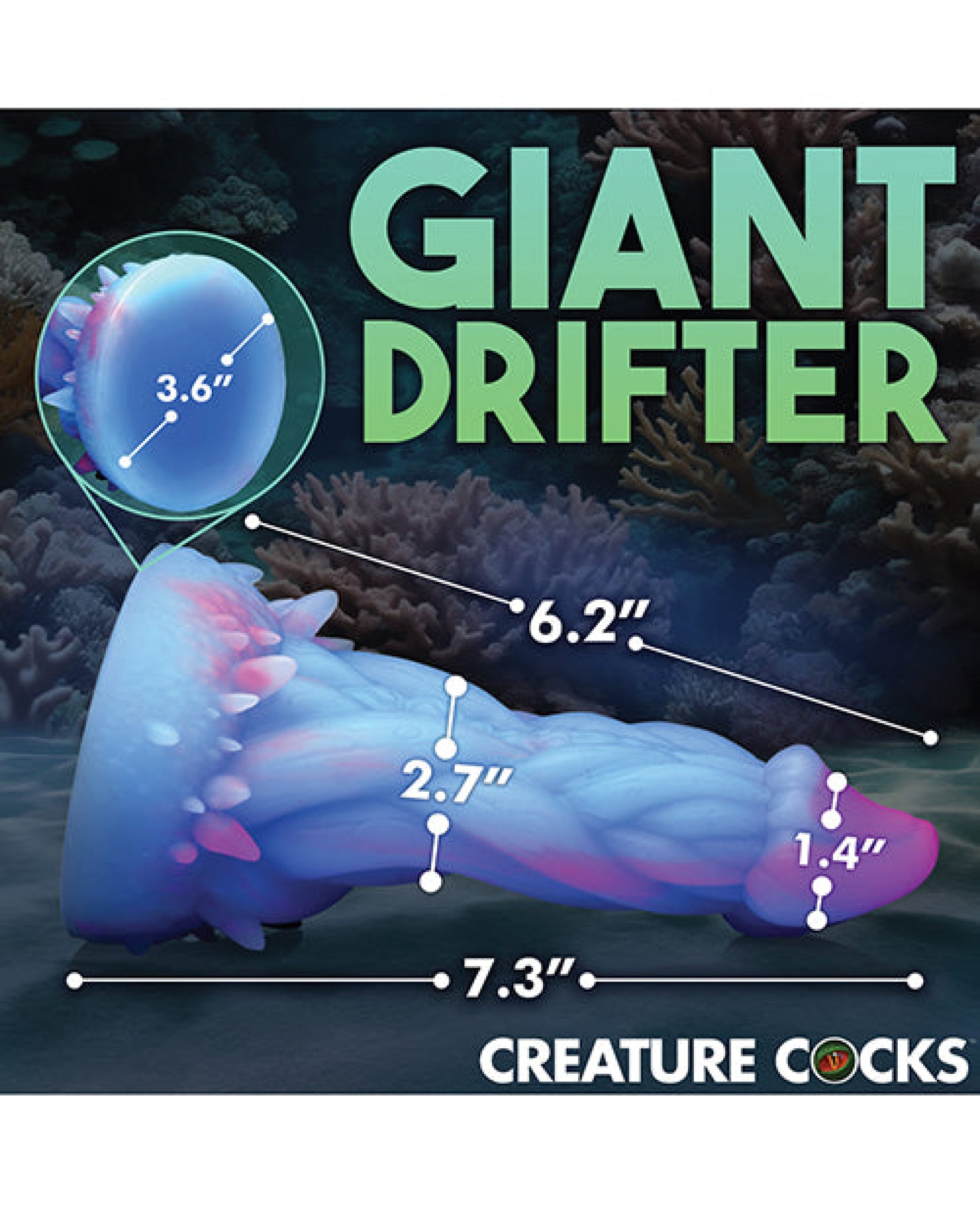 Creature Cocks Nomura Jellyfish Silicone Dildo Creature Cocks