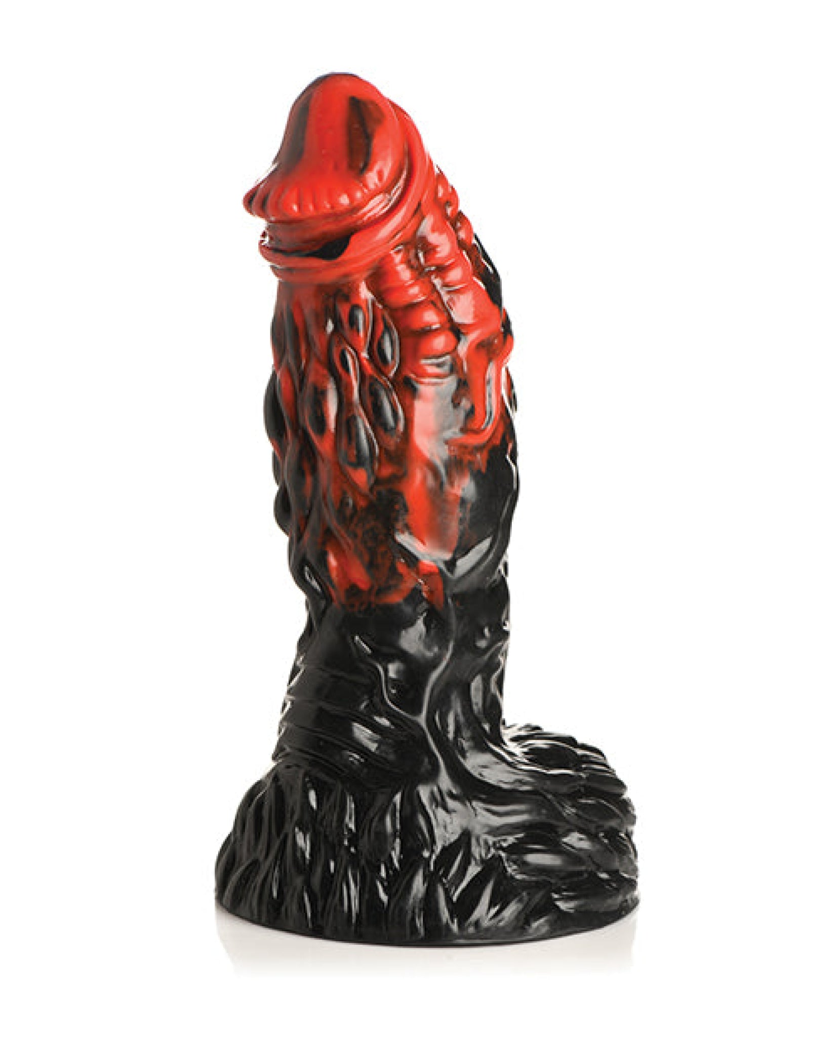 Creature Cocks Vulcan Silicone Dildo - Black/Red Xr LLC