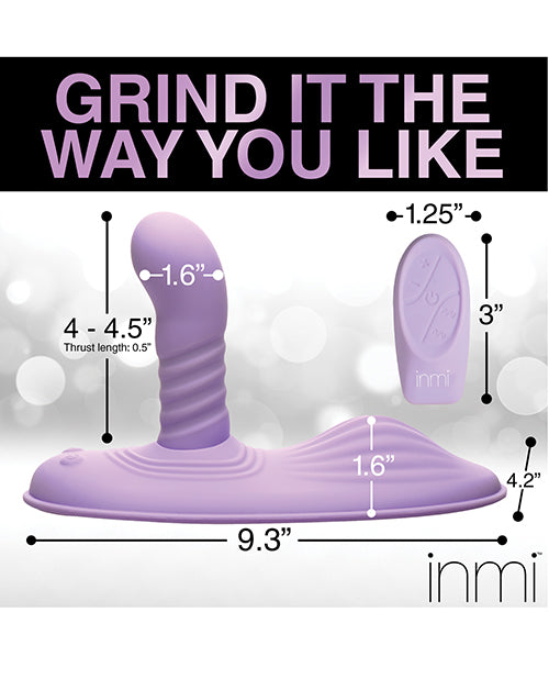 Inmi Thrust N' Grind Thrusting & Vibrating Silicone Grinder - Purple Xr LLC