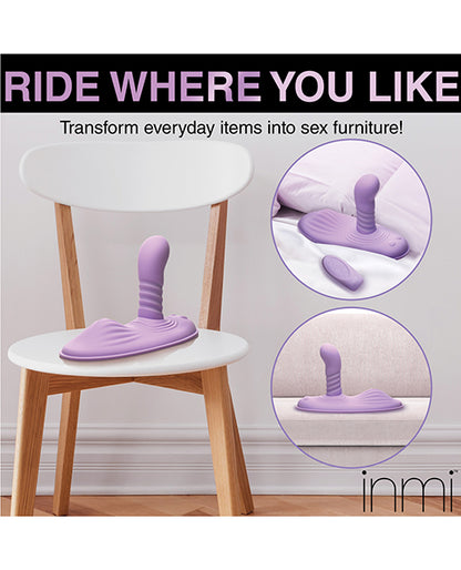 Inmi Thrust N' Grind Thrusting & Vibrating Silicone Grinder - Purple Xr LLC