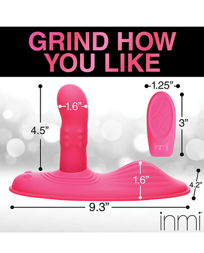Inmi Spin N' Grind Rotating & Vibrating Silicone Grinder - Pink Xr LLC