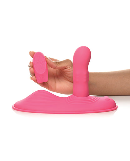 Inmi Spin N' Grind Rotating & Vibrating Silicone Grinder - Pink Xr LLC
