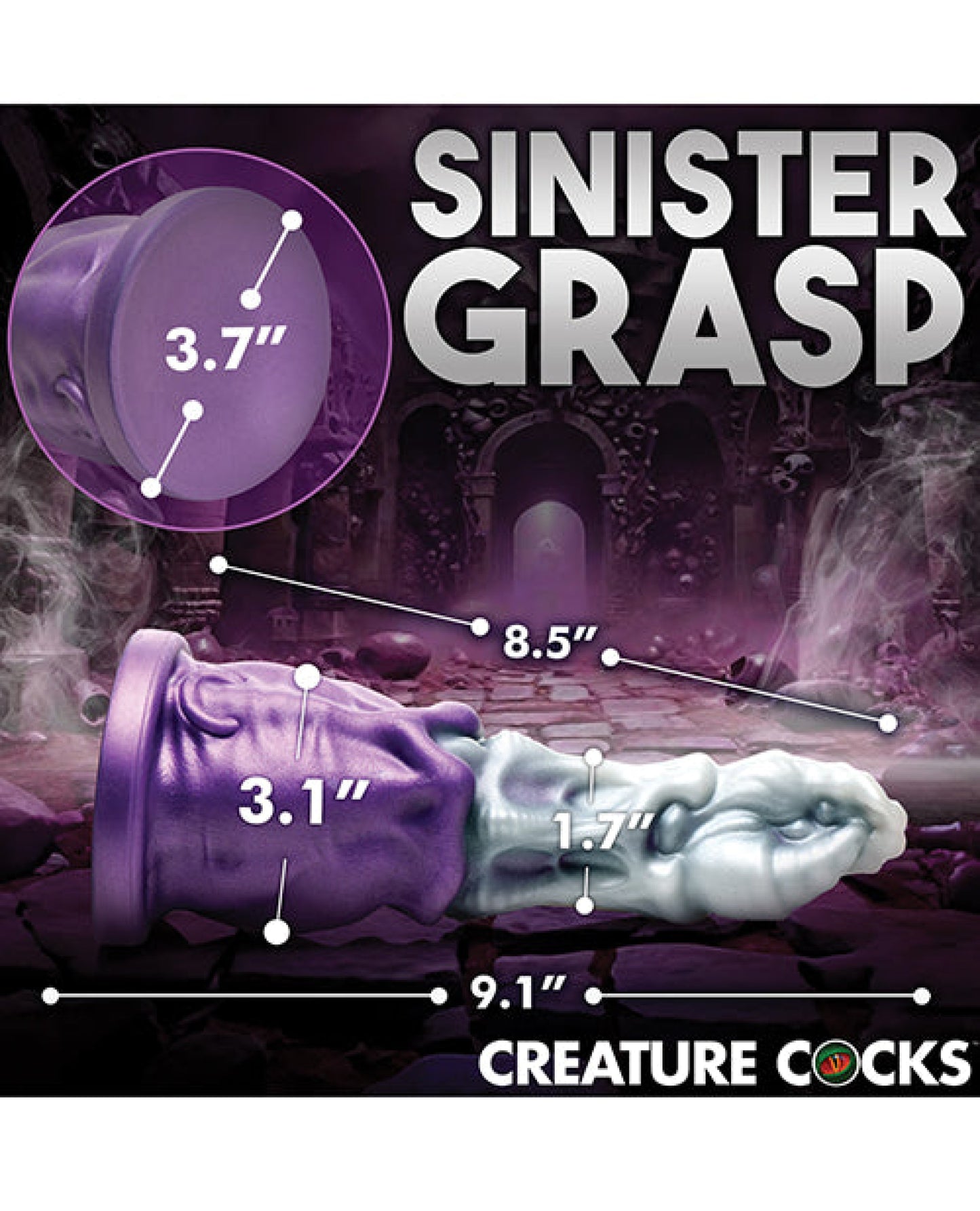 Creature Cocks Grim Reaper Silicone Dildo Creature Cocks