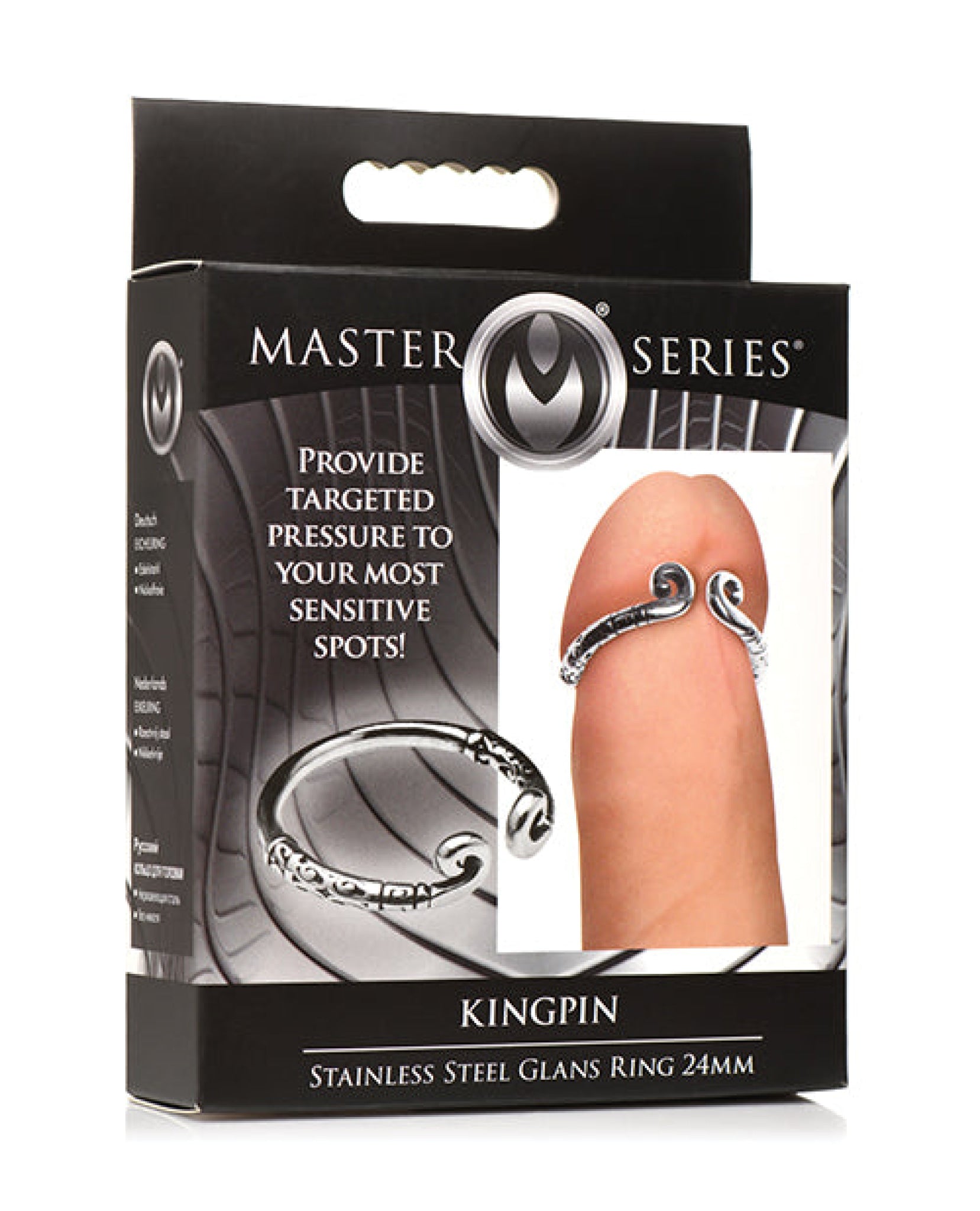 Master Series Kingpin Stainless Steel 24mm Glans Ring Xr LLC