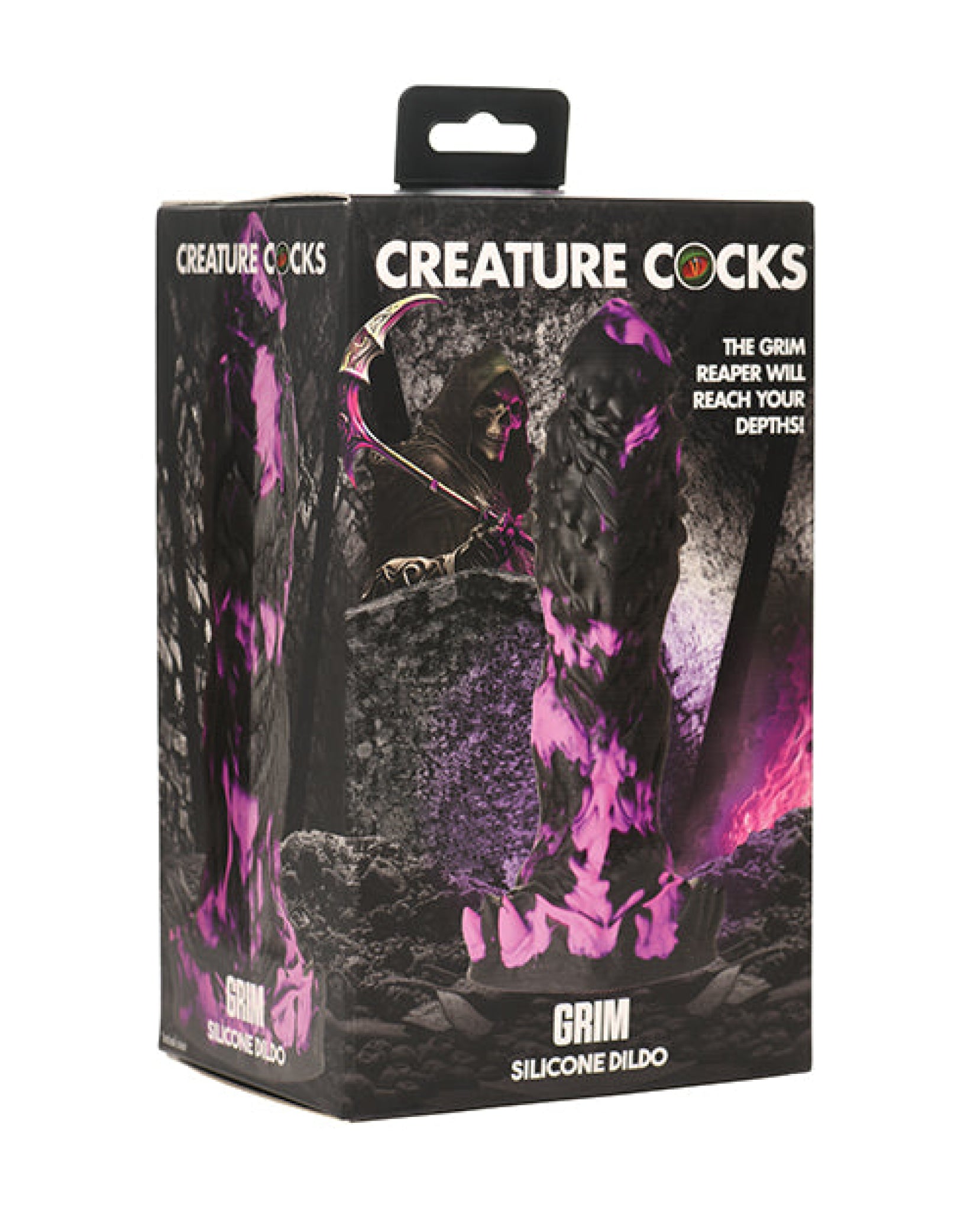 Creature Cocks Grim Silicone Dildo - Black/Purple Xr LLC
