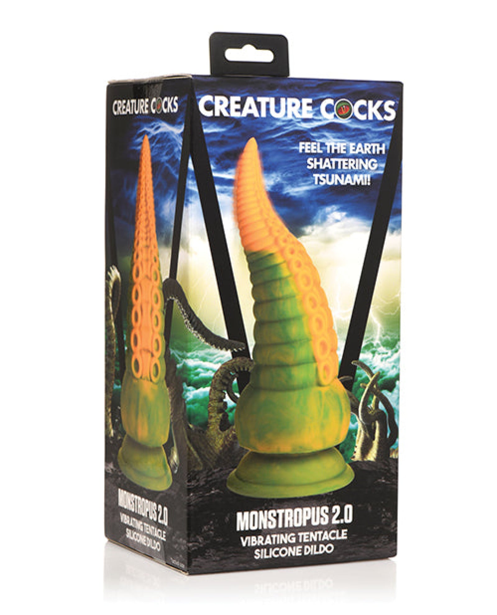 Creature Cocks Monstropus 2.0 Vibrating Tentacle Silicone Dildo - Yellow/Green Xr LLC