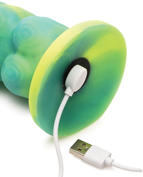 Creature Cocks Squirmer Thrusting & Vibrating Silicone Dildo w/Remote Control - Multi Color Xr LLC